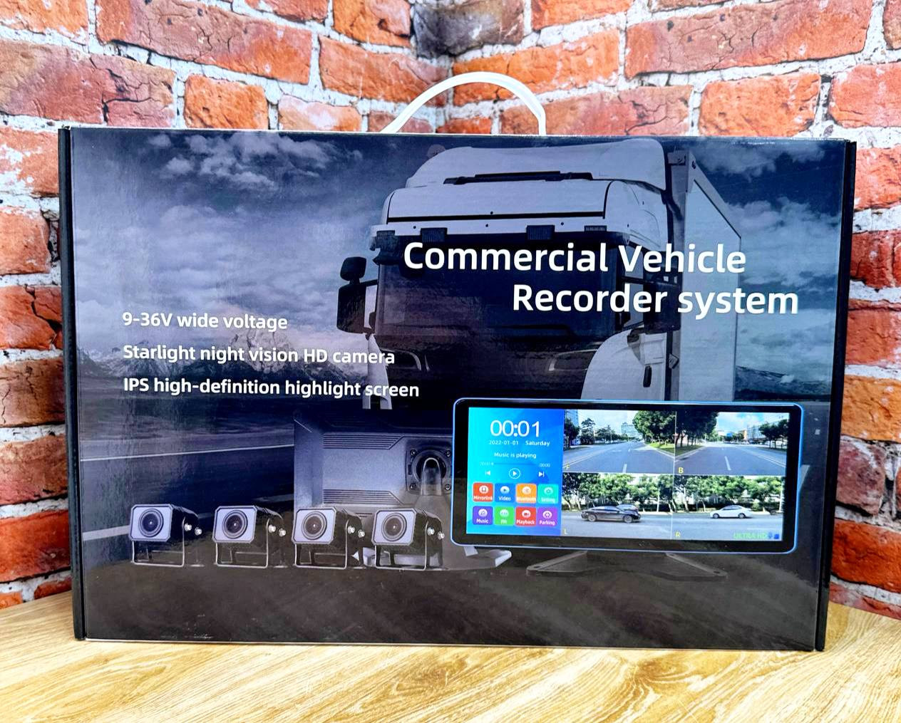 Монитор с 4-мя камерами JCS-7003-4