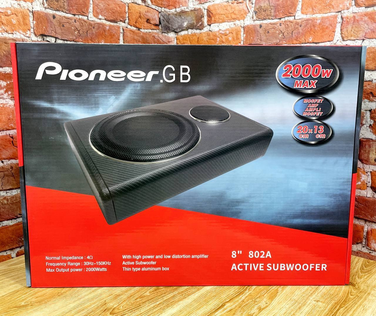 Сабвуфер под сиденье Pioneer.GB 802A